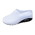 thumbnail image 2 of Womens Shoes, Walking Shoes, Women Shoes, Office Shoes, Shoes for Women, Unisex Summer Indoor Thick Soled Non Slip Soft Bathroom Leisure Slippers for Men And Women, White 7, 2 of 3