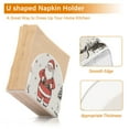 thumbnail image 5 of Yayeee Napkin Holder for Table Kitchen Paper Tissue Organization, Beige Christmas Santa, 5 of 8