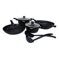 thumbnail image 1 of Batería de cocina 8 piezas ergonómico antiadherente BM-K8N Negra, 1 of 5