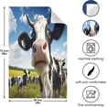 thumbnail image 3 of Dreamtimes Funny Cow Kitchen Towels, 18 x 28 Inch Super Soft and Absorbent Dish Cloths for Washing Dishes, 6 PCS Reusable Multi-Purpose Microfiber Hand Towels for Kitchen, 3 of 7