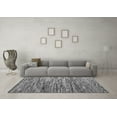 thumbnail image 3 of Ahgly Company Indoor Square Abstract Gray Modern Area Rugs, 7' Square, 3 of 4
