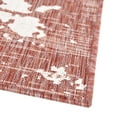 thumbnail image 5 of Rugs.com Jill Zarin Outdoor Collection Rug – 13' Square Rust Red Flatweave Rug Perfect For Living Rooms, Kitchens, Entryways, 5 of 7