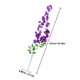 thumbnail image 2 of YSNOOWE 12Ud Flores Colgantes Artificiales De Wisteria En Morado Para De Pared Y Fiesta, 2 of 8