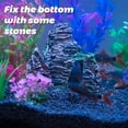 thumbnail image 4 of Aquarium Decorations Fish Tank Artificial Plastic Plants & Cave Rock Decor Set, Goldfish Betta Fish Tank Accessories Small Large Fish Bowl Decorations（8 Pieces), 4 of 7