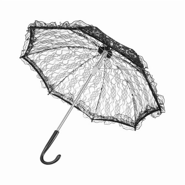 wonima44 SAFIGLE 1pc Lace Umbrella Performance Umbrella Bridal Lace Photography Prop Wedding Parasol