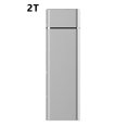 thumbnail image 1 of Monstrate Gran venta 2021 nueva unidad de disco duro de alta USB 3,1 portátil externo unidad de estado sólido portátil SSD de Metal Juegos de teclado y mouse para computadora Plata 2TB, 1 of 8