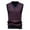 Wine, variant on Dxzfnsa Mens V-Neck Knitted Sweater Sleeveless Pullover Knitwear Vest Solid Plain Loose Fit All Match Sweater Tops Vest for Men L-2XL