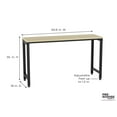 thumbnail image 2 of Closetmaid 1084500 Progarage 61" W X 35" H Steel Frame Garage Workbench Work Table - Black, 2 of 6