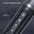 thumbnail image 4 of Home Mini Karaoke Speaker Kit Wireless Bluetooth-compatible Dual Microphone Speaker Small Audio Ktv Set Black, 4 of 5