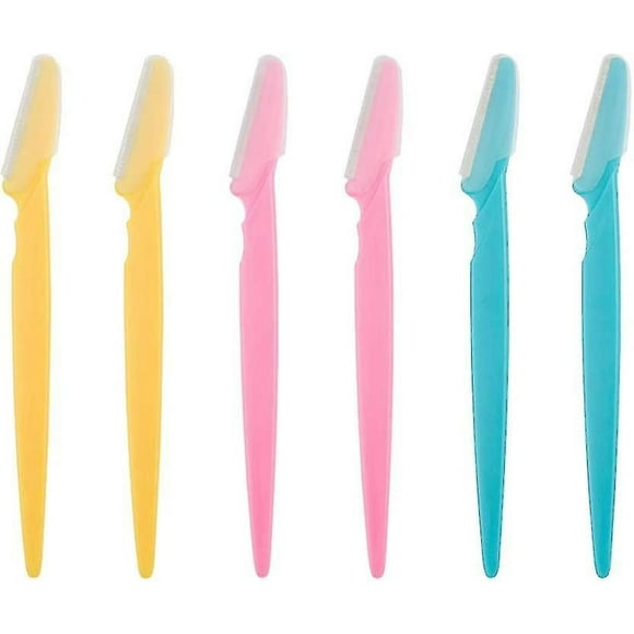Exfoliating Dermaplaning Tool, Eyebrow Razor, Facial Dermaplane Razors Shaver With Precision Cover For Women And Men Pack Of 6