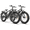 Black+Black, variant on Electric Mountain Bicycle, 26" Tire E-Bike for Adults, 750W Peak Motor, 48V 7.8Ah Removable Battery, 7-Speed, UL2849, Front Suspension