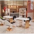 thumbnail image 1 of Hair salon mirror with light, beauty and makeup, hair cutting mirror My Lux Decor Round, 1 of 15