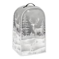 thumbnail image 2 of HELLHERO Blender Covers with Multifunctional Foldable Food Processor Cover Thickened Easy to Clean for Christmas, Winter Deer in Snowy Forest, 2 of 6