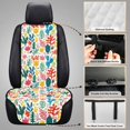 thumbnail image 5 of FOR U DESIGNS Cactus Leaves Floral Print Universal Fit Front Car Seat Cover Car Front Seat with Anti-Slip Buckle & Metal Hooks, All Season, Washable, Heavy Duty, Universal Fit, 5 of 7