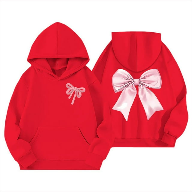 Chandails pour Garçons à Manches Longues avec Capuche Imprimée, Chandails à Col Rond Surdimensionnés pour Filles, Vêtements Chauds d'Automne et d'Hiver pour Garçons de 3-4 Ans