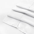 thumbnail image 2 of JML Luxury Deep Pocket 4-piece Bed Sheet Set White King, 2 of 5