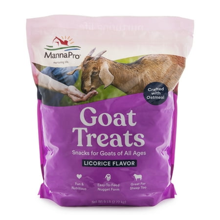 UPC: 0095668900809 | Manna Pro Goat Treats Licorice Flavor 6lbs