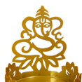 thumbnail image 4 of Sostenedor de vela de taza, adornos de lámpara de aceite de Buda, soporte de lámpara Ghee tallado hueco para decoración de escritorio, suministros Dios hindú Sunnimix Portalámparas Ghee, 4 of 5