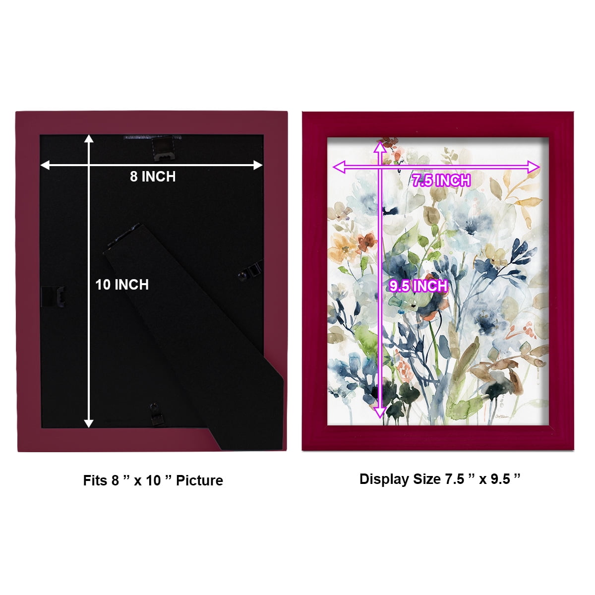 Holland Spring Mix -Framed Print w/glass-Cherry Red