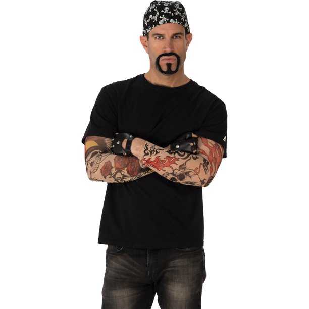 Deluxe Male Biker Halloween Costume Kit