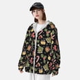 thumbnail image 3 of Daiia Christmas Tree Decoration UPF 50+ Sun Protection Hoodie Jacket Lightweight Long Sleeve Sun Shirt for Women Men with Pocket Hiking Outdoor-Medium, 3 of 7