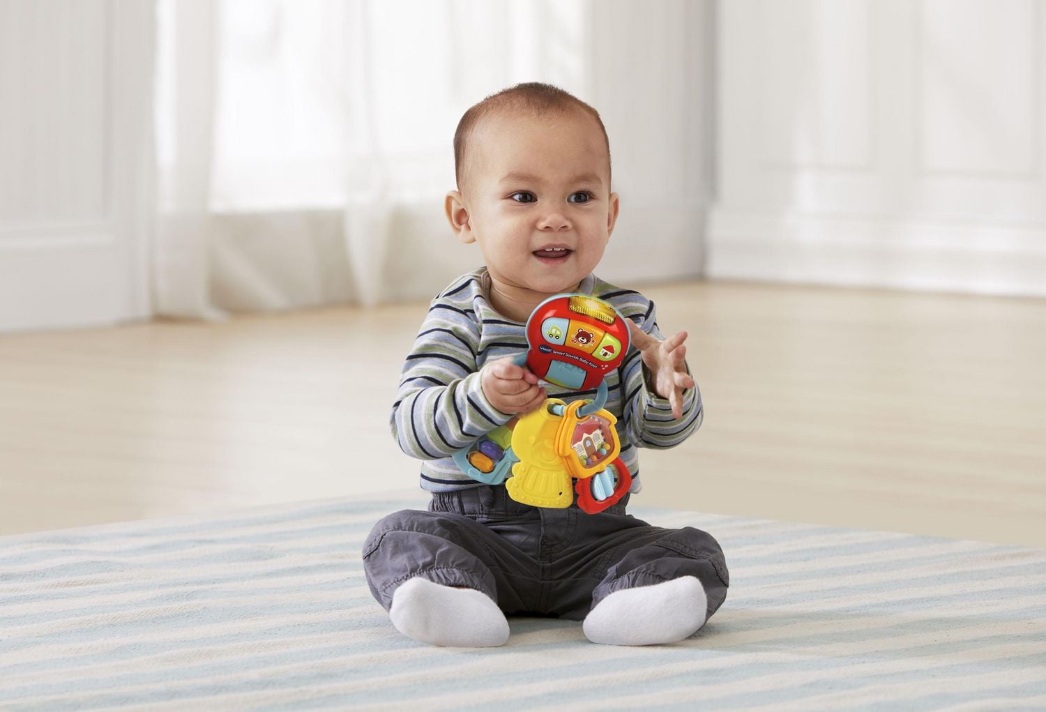 VTech Smart Sounds Baby Keys™ - Pretend Toy Key with Lights and Sounds - English Version