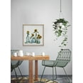 thumbnail image 5 of Marmont Hill Sunflowers in Blue Vase Framed Painting Print-Size:24" x 24", 5 of 6