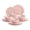 Bows, variant on 12-Piece Dinnerware Set, Iconic Ceramic Stoneware Service for 4 with Dinner Plates, Salad Plates, and Bowls, Microwave & Dishwasher Safe, Pink