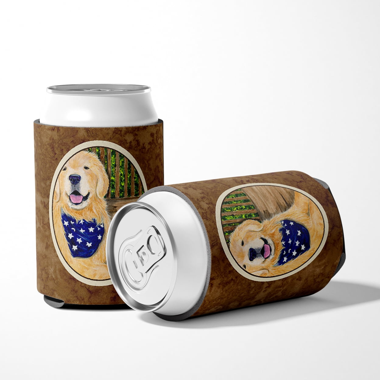 Caroline's Treasures SS8972CC Golden Retriever Can or Bottle Hugger, Can Hugger, multicolor