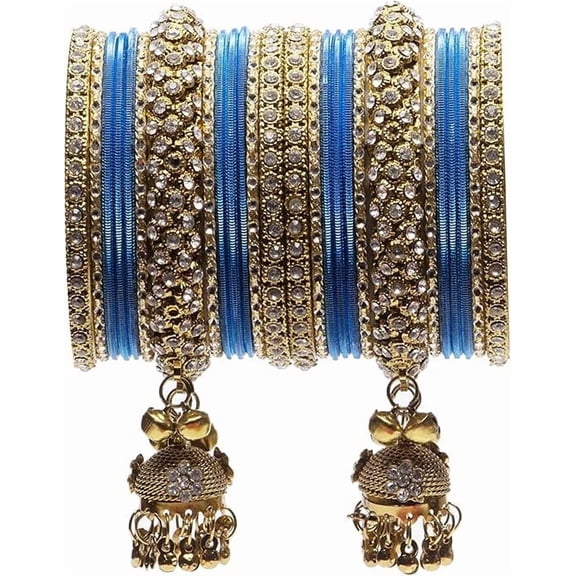 Indian Ethnic Partywear Handmade Bangles – Elegant Jewelry for Women, Perfect for Weddings, Festivals, and Everyday Wear (2.10)