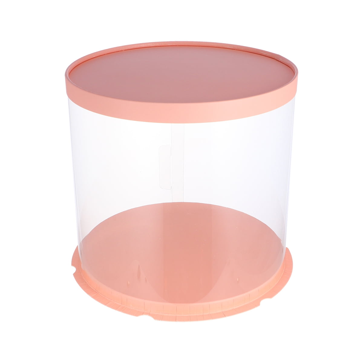 Plastic Cake Box Round Cake Packaging Boxes Transparent Organizer for