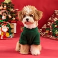 thumbnail image 5 of Cheapark Pet Christmas Classic Ruffle Dress - Casual Teddy Bear Design Soft Comfortable Apparel - Perfect for Holiday Parties - Festive Pet Christmas Gift, 5 of 6