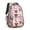 Pit Bull Terrier, variant on Pugs and Flowers Backpack for School,Cute School Bag,Schoolbag with Adjustable Shoulder Straps & Padded Back,16.9 Inch