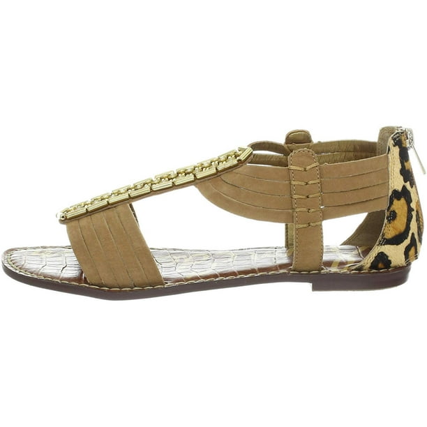 gladiator leopard sandals