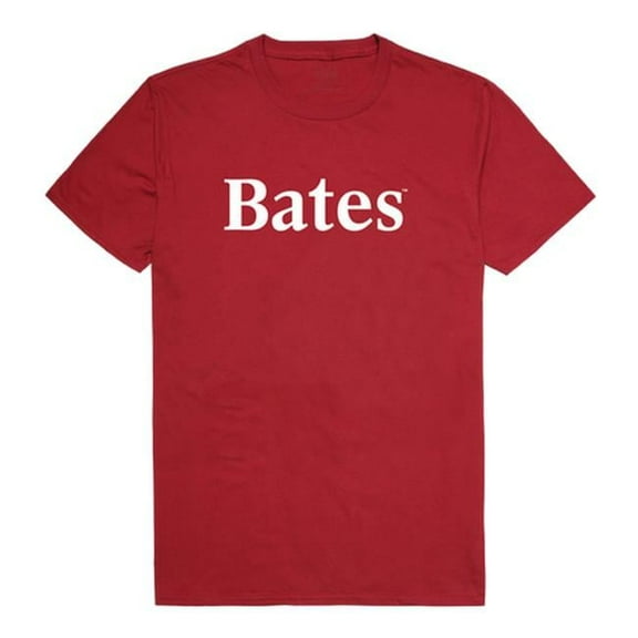 W Republic  Bates College Bobcats Institutional T-Shirt, Cardinal - Small