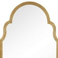 thumbnail image 4 of Sleek Elongated Quatrefoil Frame Mirror, Gold, 4 of 5