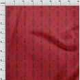 thumbnail image 3 of oneOone Tissu Polyester Lycra Flèche & Paisley Ikat Imprimé Tissu BTY 56 Pouces de Large, 3 of 4