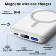 thumbnail image 2 of Cargador portátil AOGUERBE Mag-Safe 10000 mAh para iPhone, 2 of 6