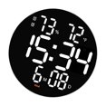 thumbnail image 2 of pitrice Wall Clock USB Powered Clock Digital Clock for Living Room White, 2 of 9