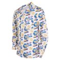 thumbnail image 4 of Película Regreso al futuro Doc Brown Cosplay Disfraz de fantasía Camiseta informal Disfraz masculino adulto Halloween Carnaval Fiesta Tela, 4 of 4