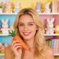 thumbnail image 5 of 12PCS Easter Artificial Carrot-Simulation Multiple Size Spring Foam Carrots Vegetables,Fall Harvest Thanksgiving Plastic Carrot for Home Kitchen Party DIY Decor 2.76x1.38in, 5 of 6