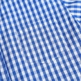 thumbnail image 3 of Shininglove Men's Oktoberfest Costumes Long Sleeve Shirt Fashion Plaid Front Pocket Classical Shirt Tops Color, S, Blue, 3 of 6