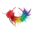thumbnail image 5 of Unique Bargains 1 Pc Headband Six Colors Feathers Hair Accessories for Women Red Orange, 5 of 5