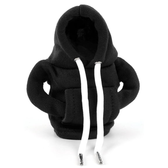 Gear Shift Hoodie, Gear Shift Cover, Universal Car Shift Knob Hoodie, Mini Hoodie for Car Shifter, Automotive Interior Cute Gadgets, Car Accessories and Decorations(2pcs)