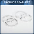 thumbnail image 4 of Anillos Centradores Unique Bargains, 71.6mm ID a 87.1mm OD, Anillos de Buje de Rueda de Vehículo de Aleación de Aluminio, 4 Pcs, 4 of 6