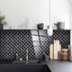 thumbnail image 4 of 25 pegatinas 3D para azulejos para cocina y baño, escamas de pescado blanco y negro, impermeables, a prueba de aceite, pegatinas de pared Blacksplash brillar  Electrónica, 4 of 5