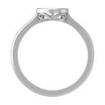 thumbnail image 2 of ARAIYA FINE JEWELRY 10K White Gold Round Diamond Fashion Band Ring (1/8 cttw, I2-I3 Clarity, I-J Color) Size 9.5, 2 of 6