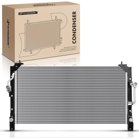 A-Premium Air Conditioning A/C Condenser Compatible with Toyota Land Cruiser 1994-1997 & Lexus LX450 1996-1997, L6 4.5L, Replace# 4644, 8846060160