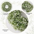 thumbnail image 4 of 1Pc 50 Inch Spring Wreath, Bay Leaf Wood Wreath For Door Hanging, Festive Decorations For Front Door Entryway, Wall Window Party Home Decor, 4 of 7