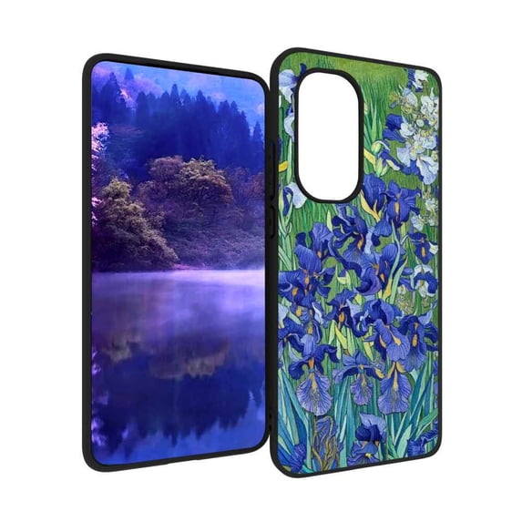 Floral-Botanical-Nature-aesthetic-4 Phone Case, Degined for Motorola Moto Edge 2022 Case Men Women, Flexible Silicone Shockproof Case for Motorola Moto Edge 2022